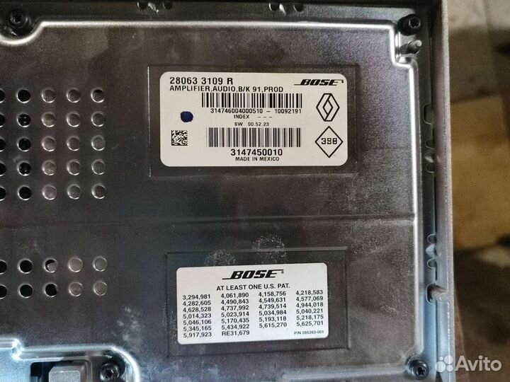 Усилитель bose renault laguna III 28063 3109r