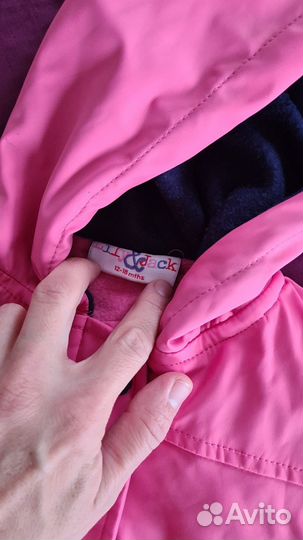 Куртка дождевик на флисе