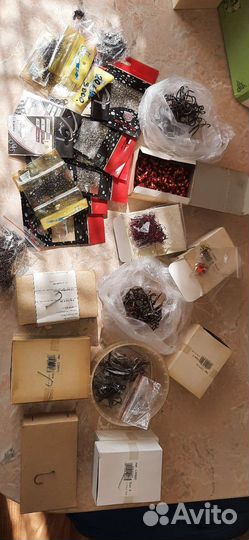 Заготовки блесен, мормышек, крючки разные