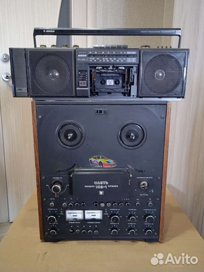 Магнитофоны Илеть 102-1C+Вега PM-250C-2. (З/части)