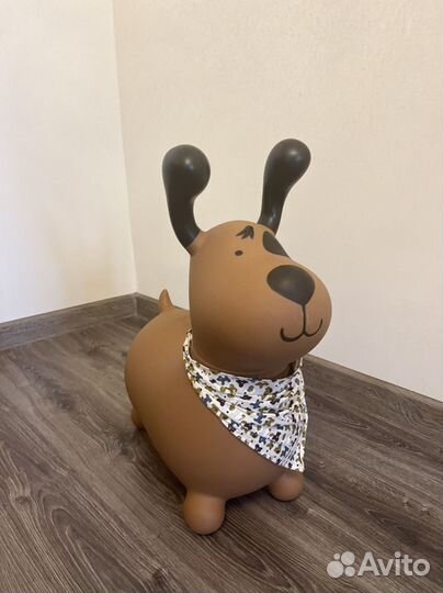 Прыгунок резиновый собака