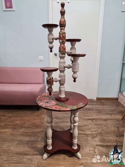 Подставка для цветов напольная винтаж/прованс