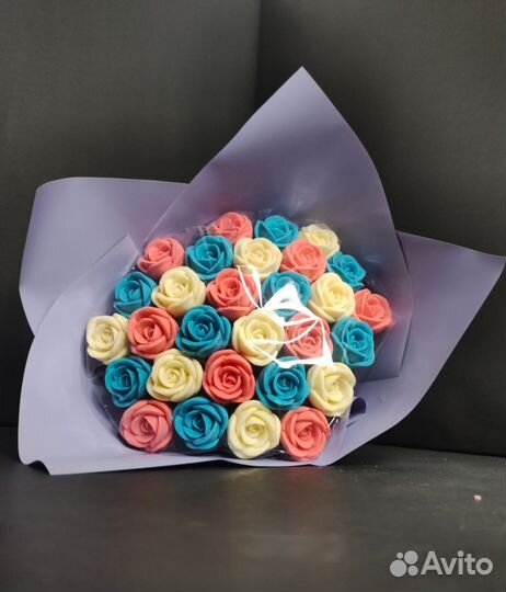 Розы из Бельгийского Шоколада - 29 шт в Букете