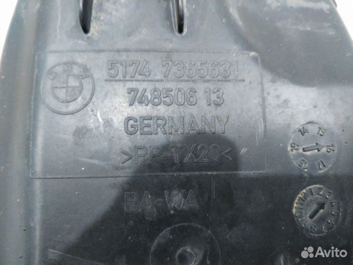 Воздуховод бампера левый BMW 7 F01 F02