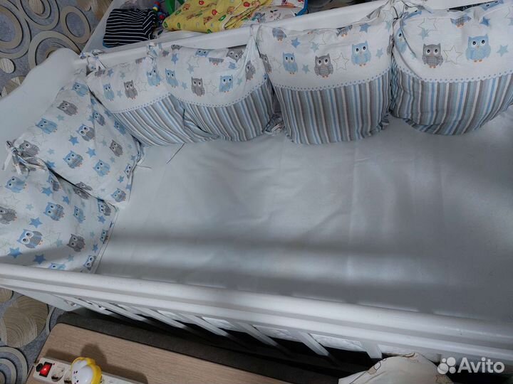 Бортики в кроватку