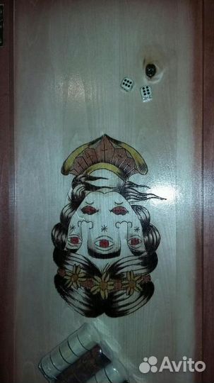 Новые нарды ручной работы