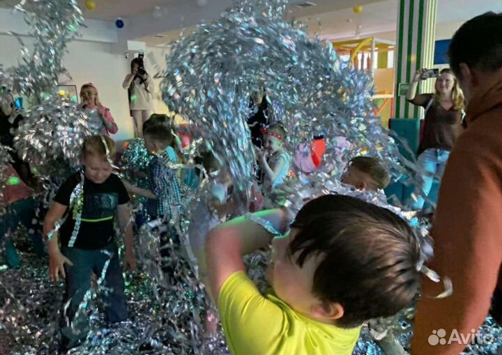 Серебряное шоу, бумажная дискотека 5 кг и 12 кг