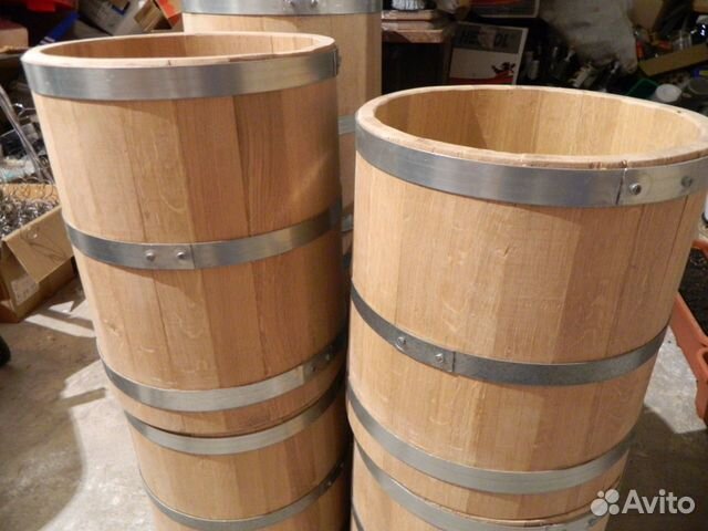 Бочка, кадка дубовая