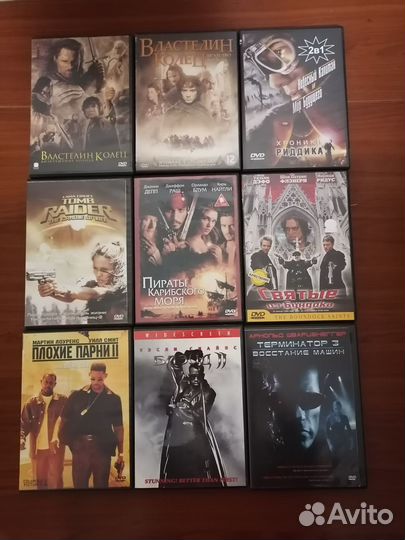 Лицензионные DVD диски фильмы отличное состояние