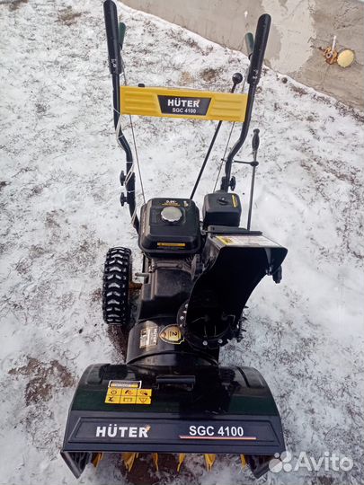 Снегоуборщик бензиновый huter 4100