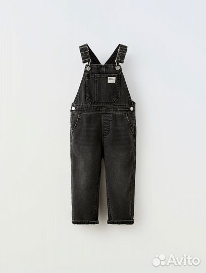 Джинсовый комбинезон zara original 92-104