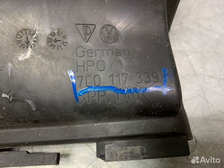 Воздуховод интеркулера Volkswagen Touareg