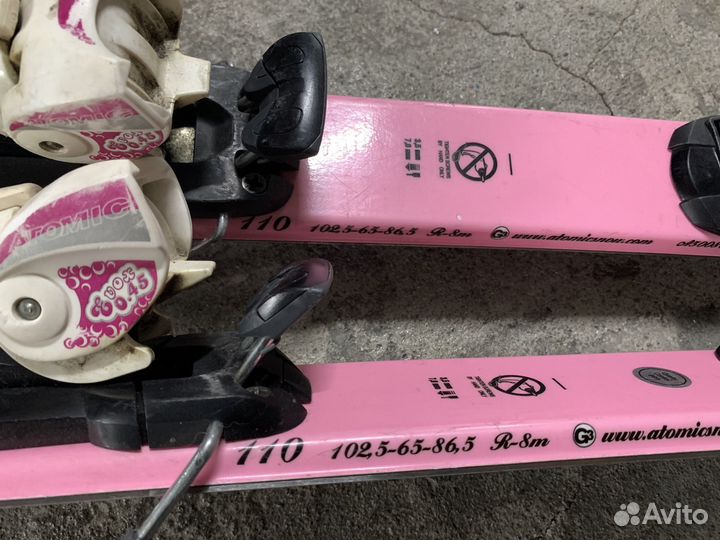 Горные лыжи 110 детские atomic sweet stuff