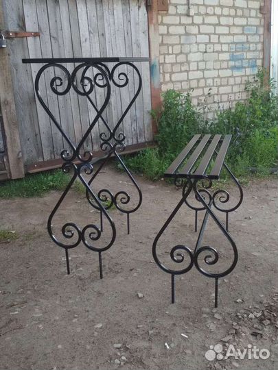 Лавочка и столик на кладбище. Цена за лавочку