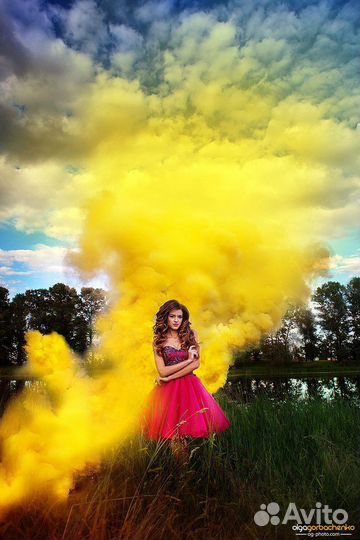 Цветной дым для фотосессий