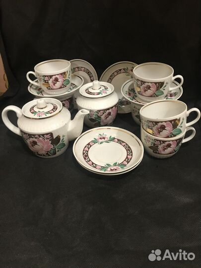 Сервиз чайный Вербилки СССР новый