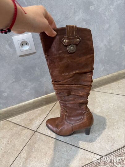 Сапоги женские натуральная кожа