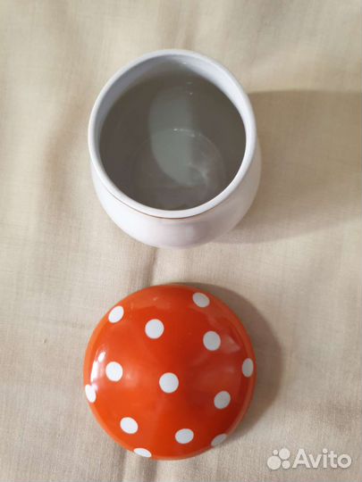 Масленка сахарница шкатулка Мухомор гриб Помидор
