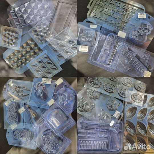 Пластиковые формы для шоколада / мыла