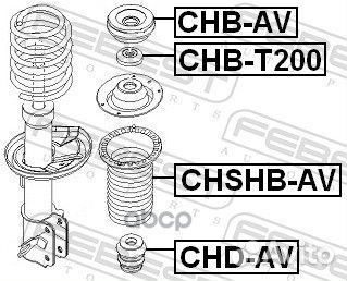 Подшипник опоры амортизатора chevrolet aveo/matiz