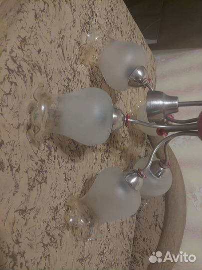Люстра потолочная подвесная бу