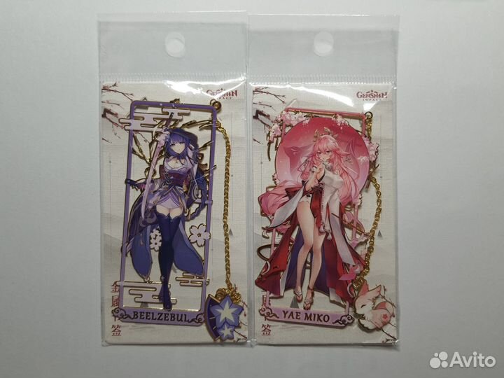 Книжные закладки, геншин импакт