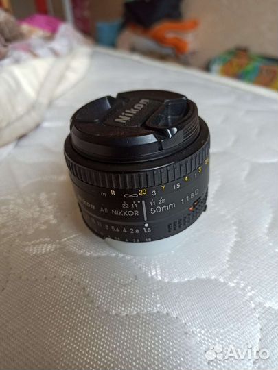 Объектив Nikon 50mm f/1.8D AF Nikkor