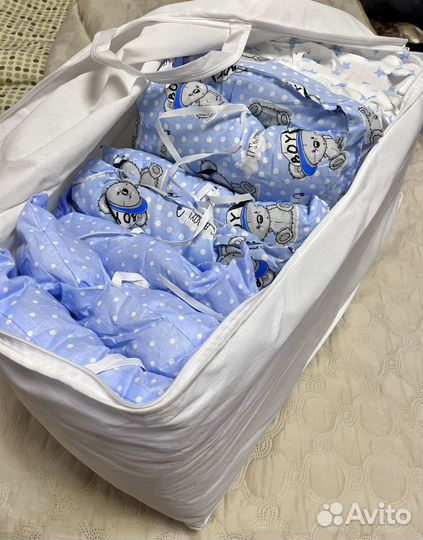 Бортики в детскую кроватку