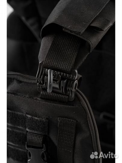 Бронежилет тактический Плитник Атаман (черный)