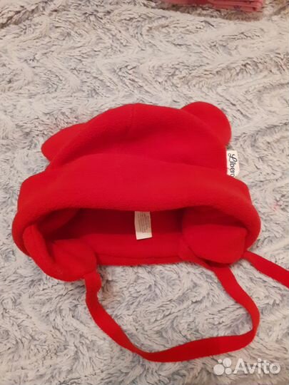 Флисовая шапка осенняя 42-44 размер на весну