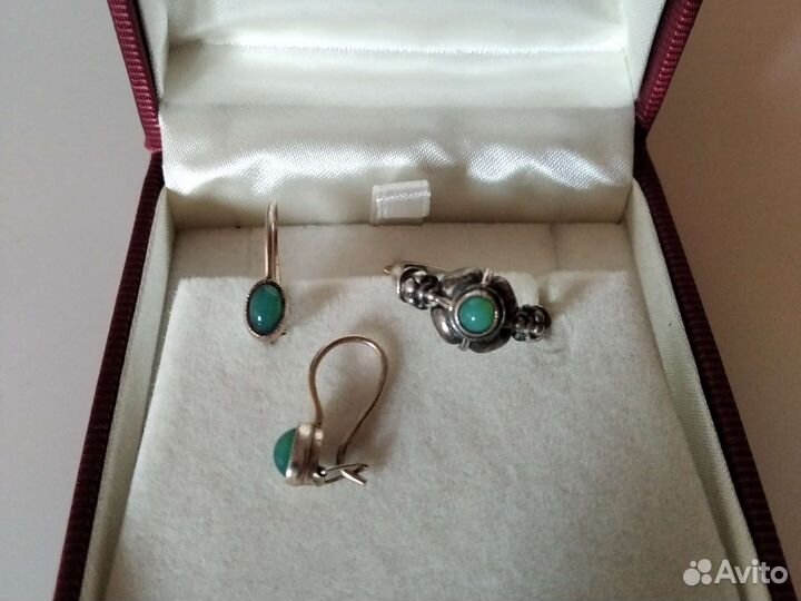 Серьги и кольцо СССР и другое