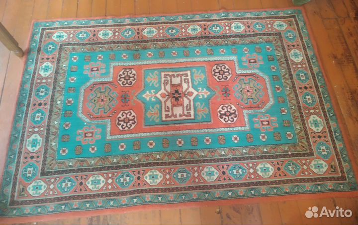 Ковер шерстяной СССР 1,4 на 2,4