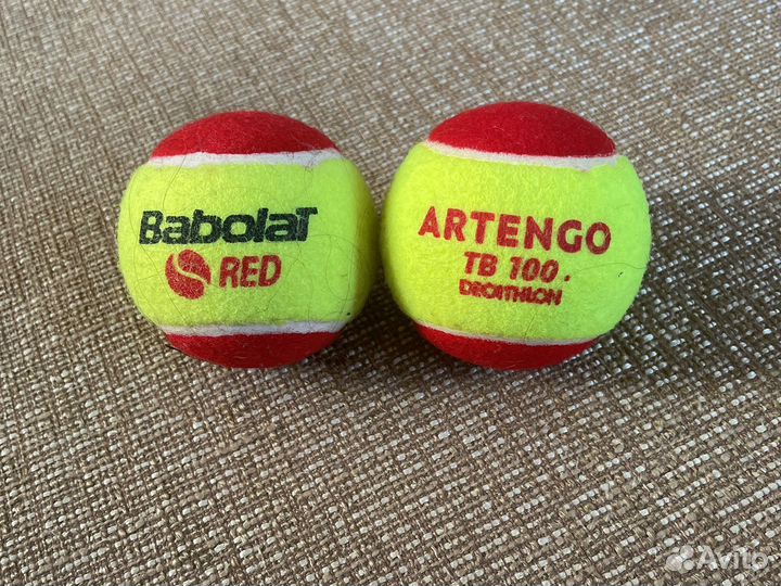 Мячи для большого тенниса красные для начинающих
