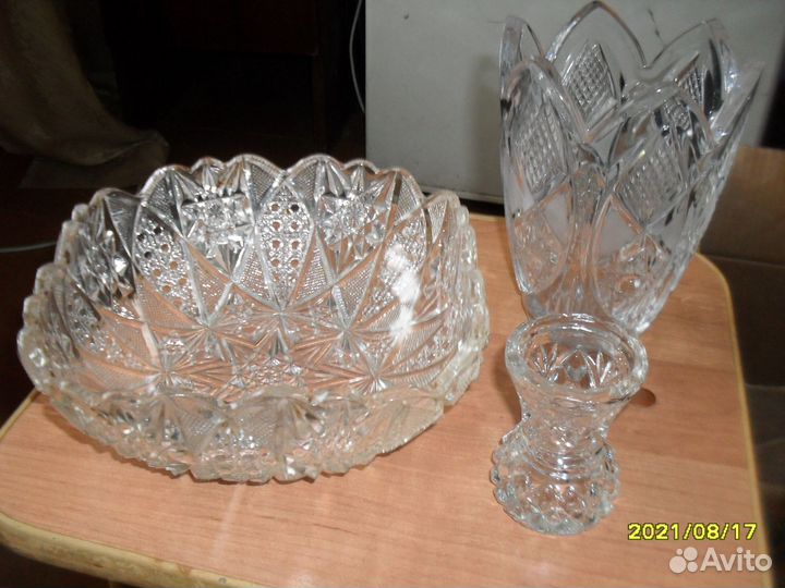 Хрустальная посуда СССР