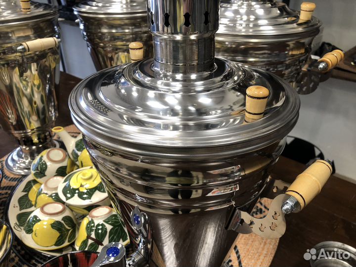 Самовар на дровах Уральский 5-7 литров