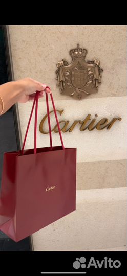 Кoльцо Cartier juste UN clou гвоздь белое золото