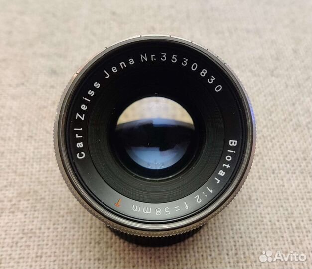 Объектив Biotar 1:2 58mm Carl zeiss jena m42 отлич