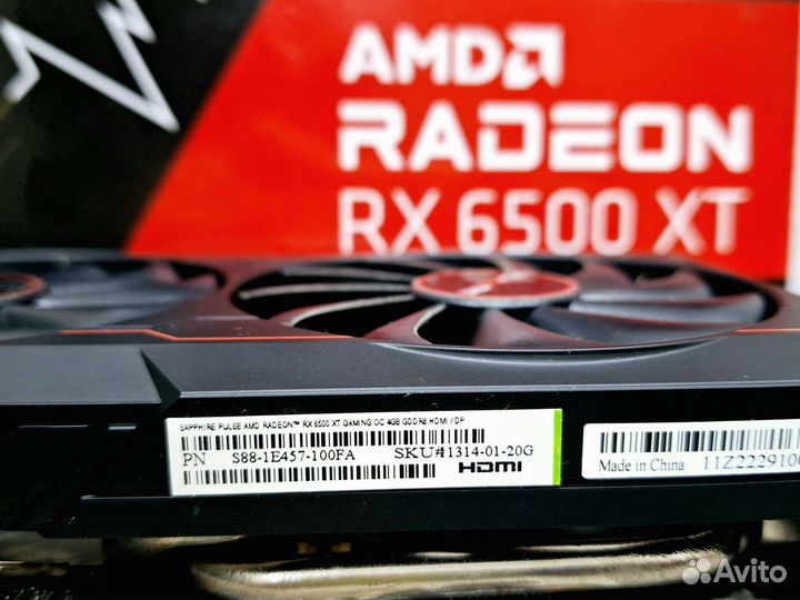 Видеокарта RX 6500 xt