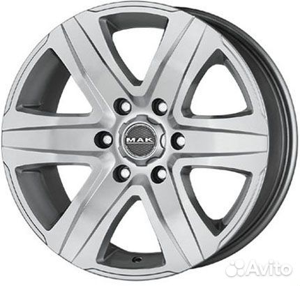 MAK stone6 : 8x18 6*139,7 Et:15 Dia:106,1 Silver