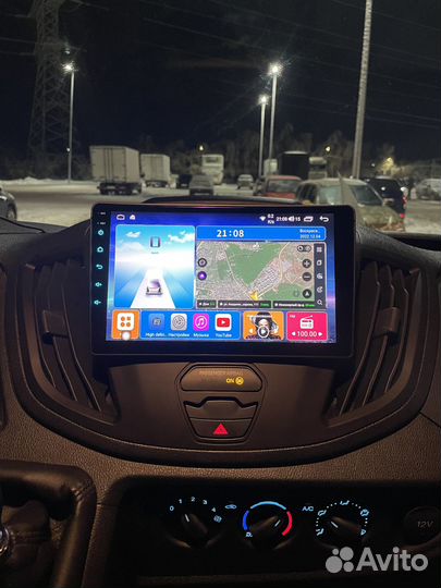 Магнитола Ford Transit 8 Android