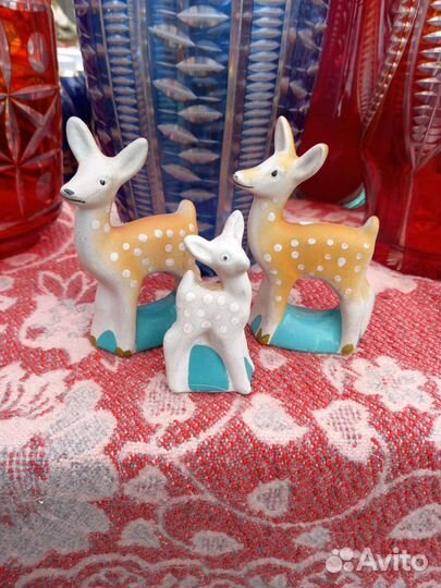 Статуетки старая Гжель