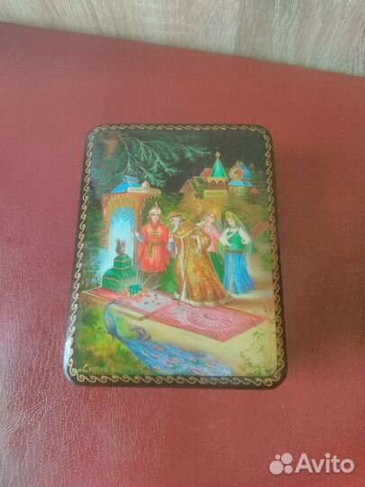 Лаковая миниатюра Иван царевич и жар птица