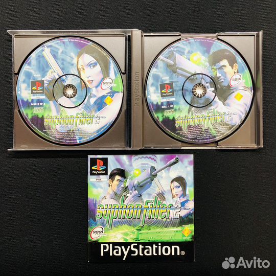 Игра PS1 лицензия Syphon Filter 2
