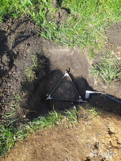 Монтаж контура заземления