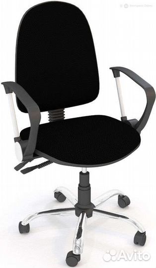 Кресло офисное Престиж PC900 люкс хром плюс