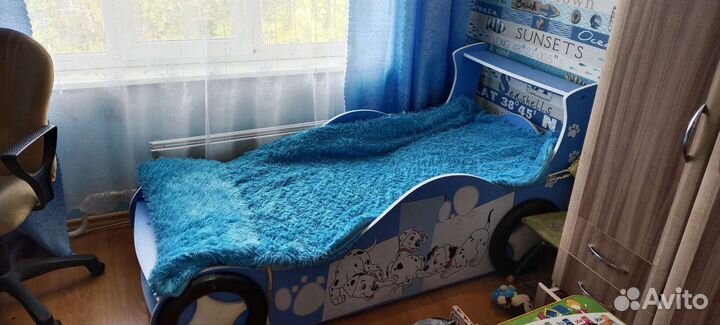 Детская кровать от 3 лет с матрасом бу