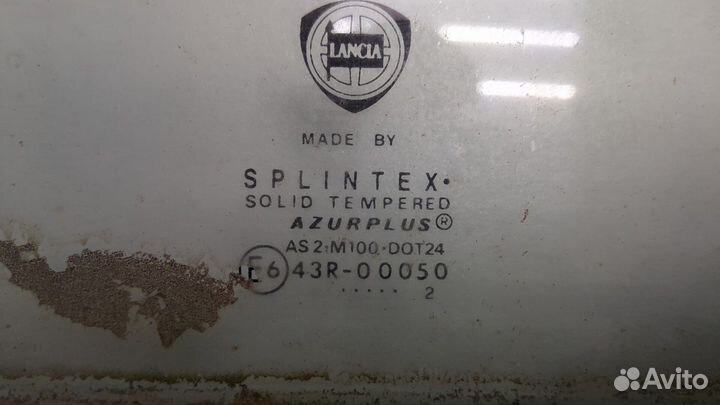 Стекло боковой двери правое переднее Lancia Thesis