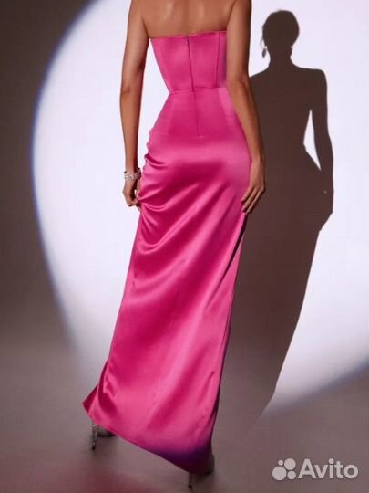 Вечернее платье на выпускной розовое 42р