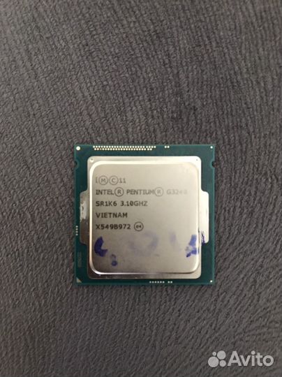 Материнская плата 1150 с кулером и процессором