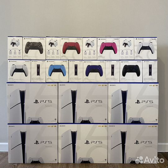 Новая Sony PlayStation 5 Slim 1tb с играми